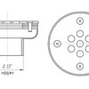 Форсунка донная d90, 9м3 (плёнка)